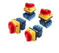 1PCS 25A/32A/40A/63A 3P 4P LW30 Commutatore Lucchetto Disconnettere Selettore Con Pannello ON-OFF 440V Controllo di Alimentazione(4P 32A)