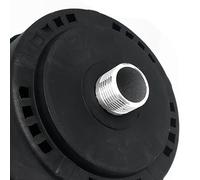 1pcs 25mm/2.5cm Compressore Aria Rumore Riduttore Silence Plastica Rotondo