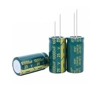 1PCS 25V 10000UF 18 * 35 Low high frequency aluminum electrolytic capacitor 10000uf 25v EKFBQBGW