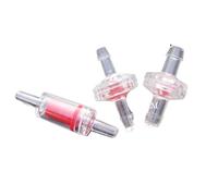 1PCS 3/4 / 5/7 / 10mm Plastic One Way Inline Check Valve Gas Air Liquid Water Fluids Valve Equal-diameter Aquarium Air Pump(10mm White)
