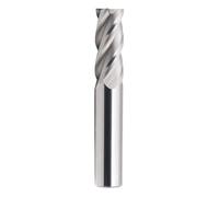 1PCS 3 Flauto 4 Flauto Taglio 100L HRC55 Router di CNC Acciaio Al Tungsteno Sprial Bit Fresa Fresa 3 Flauto-Al(12x50x12Dx100)
