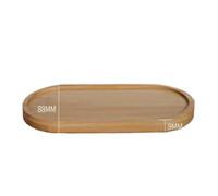 1PCS 300/500ML Bamboo Pump Dispenser Bathroom Shampoo Dish Soap Bottle Lotion Refillable per bagno(Bamboo tray)