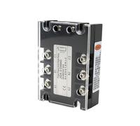 1Pcs 380V 24-480VAC 3-32VDC Three-Phase Solid State Relay SSR-10A/25A/40A/60A/80A/100A/120A DC Controlled AC(100DA) Control Relays