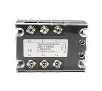 1Pcs 380V Input 70-280VAC Output 24-480VAC Three-Phase Solid State Relay SSR-10A/25A/40A/60A/80A/100A/120A AC Controlled AC(80AA) Controls Relays