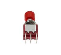 1PCS 3Pin C-NO-NC 6MM Momentaneo Ritorno Automatico Interruttore di Pulsante ON-(ON) 2A 250VAC/5A 120VAC(Red)