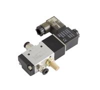 1PCS 3V110-06 NO NC elettrovalvola a tre vie valvola pneumatica di controllo dell'aria elettrovalvola del gas elettrico corpo valvola in alluminio DC12V 24V (Color : 3V110-06 NC, Size : DC 24V)