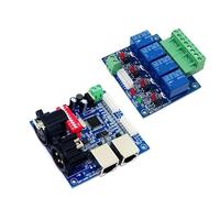1PCS 4 canali DMX512 controller LED 4 canali RJ45 decodificatore luce LED striscia luminosa LED RGB WS-DMX-RELAY-4CH/*2 DC12V 10A * 4CH decodifica relè(WS-DMX-RELAY-4CH)