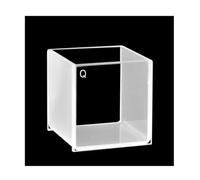 1PCS 40mm Square Quartz Container Cell Two Polished Windows Inside Diameter 40x40x40mm(Without lid)