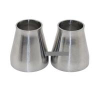 1Pcs 45mm To 19mm Pipe Adapte SS304 Stainless Steel Butt Welding Speed Reducer