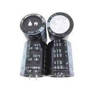 (1PCS) 470UF450V 35X45 electrolytic capacitor 450V 470UF 35 * 45 GN105 degrees