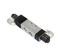 1pcs 4V430C-15 Valvola solenoide pneumatica 5/3 vie doppia valvola dell'aria solenoide per apparecchiature di automazione (AC220V)