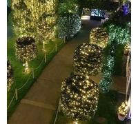 1PCS 500/1000LED Luci della stringa leggiadramente Ghirlanda di Natale Luci decorative per esterni impermeabili con telecomando per la festa nuziale di strada dell'albero