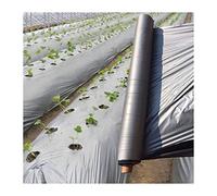 1PCS 50m 0.012 millimetri Frutteto Albero da Frutto Argento-Nero Pellicola di Plastica Giardino Serra Riflettente Controllo Delle Infestanti Nero Argenteo pellicola di pacciamatura(Width 1200mm)