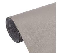 1PCS 50X137CM DIY Cuoio PU Autoadesivo Cuoio Fissare Patch Riparazione Divano Sostenuti PU Tessuto Adesivi PU Pelle (Grigio)