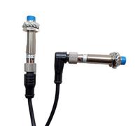 1PCS 5M tipo diritto e tipo di piegatura aria spina cavo 4-pin per LJ12 LJ18 LJ30 Plug in interruttori induttivi sensore di prossimità (Piegare 5M)