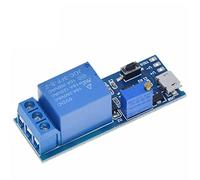 1PCS 5V-30V Delay Relay Timer Modulo Trigger Switch Micro USB Power relè regolabile