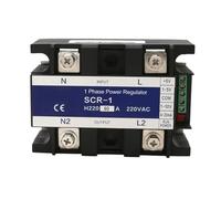 1Pcs 60A SCR-60A,Single-Phase Voltage Regulator Power Controller Module 0-10V 4-20mA 1-5V Potentiometer Control Controls Relays