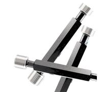 1PCS 6G M19-M27 X0.5/0.75/1.0/1.25/1.5/2.0/2.5/3.0 Steel Metric Fine Thread Plug Gauge Measure Tool(M21X1.0-6G)