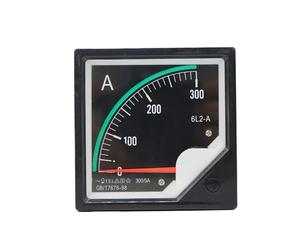1PCS 6L2-A 50A 75A 100A 150A 200A 250A 300A Misuratore analogico Pannello AMP Corrente Amperometro Puntatore Amperometro 80 * 80MM(250A (5A))