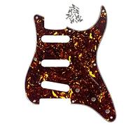 1Pcs 8 fori per chitarra elettrica Pickguard SSS Pick Guard piastra antigraffio con viti per For FD per chitarra For For ST Parti di Chitarra Elettrica (Color : 06)
