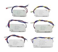 1PCS 8W-160W Driver LED 3 colori Adattatore for illuminazione a LED AC220V Non isolante for sostituzione lampadario a soffitto(2Pin-37-50Wx2)