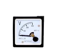 1pcs 99T1 AC voltmeter pointer AC voltage measuring instrument 100V 250V 300V 450V 500V size 48mm * 48mm(450V)