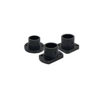 1PCS albero di guida sede staffa asse ottico sede rotonda installazione flangia piatta 45 acciaio 6 8 10 12 15 16 20 25 30 35 40 50(35mm)