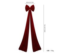 1pcs Albero di Natale Ornamento Grande Fiocco Top Decorazione da Appendere