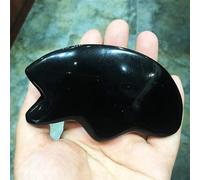 1pcs bella ossidiana naturale cristallo intagliato a mano con bel massaggio raschiando bordo regalo di natale cristallo di energia|pietre| - - (Colore: 70MM, Dimensione: 1 PZ) decorazione della stanza