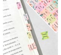 1PCS Bibbia Tabs Impermeabile Colorato Indice Book Tabs Adesivi Facile Peel Autoadesive Etichette vuote Multicolore Organizzatore Studio Diario Forniture