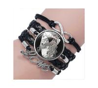 1pcs Billie Eilish Bracelet, Black