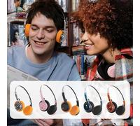 (1pcs, Black) Crazyview Retro Over-Ear Headphone Bluetooth Headset, Hi-Fi Stereo Earphone Headset, Pevices For Most Mobile Phones Playback