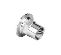 1pcs BSPT Hexagonal Threaded Pipe Joint with Welded Ring Three-Clip SS304 (Color : DN20x Ferrule 50.5, Size : SS304)