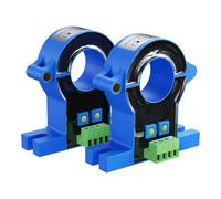 1PCS C/DC Trasmettitore di corrente ad effetto Hall 4-20mA 0-10V 0-10V RS485 Sensore di corrente ad anello aperto 0-150A 0-300A Trasduttore di corrente JXK-7(0-20mA Out,AC 0-100A_20MM HOLE_D24V)