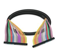 1PCS Cablaggio Rapido IDC60 2x30 Spilli 0.1 "Intestazione Maschio Connettore della Scheda di Sblocco IDC60 A Molla Morsettiera Modulo connettore(HL-IDC60-FF-2M)