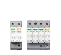 1PCS Casa Dispositivo di Protezione Contro Le Sovratensioni Protezione Scaricatore Tipo di Protezione T2 SPD AC 2P 4P 20KA ~ 40KA 1P + NPE 3P + NPE 275V EKU5(T2 1PN (1P NPE))
