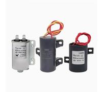 1PCS CBB60/CBB65 Fully automatic washing machine fixed start capacitor with hole 10UF450V Two holes
