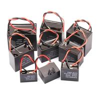 1pcs CBB61 450V 1uF 1.2UF 1.5UF 2UF 2.5UF 3UF 4UF 5UF 6UF 7 8UF 10 12 14 18 20 25UF Terminal Ceiling Fan electronic starter Running Capacitor ZDVHOMCB(6uF)