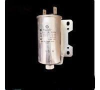 1PCS CBB65A-1 450V Two inserts with screws Aluminum shell electronic starter start capacitor 8UF With bracket