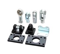 1pcs cilindro accessori Fisheye joint Copertura Anteriore Coperchio Posteriore Include anello ermetico valvola staffa strumento pneumatico(16 Bore size)