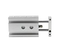 1PCS Cilindro pneumatico TR16 TR20 TR25 TR32 Cilindro a doppio stelo Cilindro pneumatico 10-200mm con magnete a doppio effetto(Stroke 50mm Magnetic,Bore 32mm)