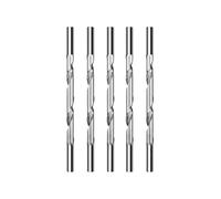 1PCS CNC WOOD CUTTER 4/6/8mm Tungsten Steel Wood Double Head Cutting Single Edge Spiral End Mill Woodworking Trimming(8X80X150L(Coating))