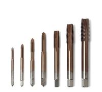 1Pcs Cobalt Screw Thread Tap Drill Bits HSSCO M35 Pointed Flute Metric M2-M12 Machine Taps Right Hand for Stainless Steel(5PCS,M5x0.8)