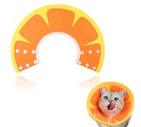 1PCS Collare per Recupero Gatto, Coni Collare Protettivo per Gatto Regolabile Collare, Collare Elisabettiano in Plastica Leggera per Gatti, Cani di Piccola Taglia e Conigli Taglia s