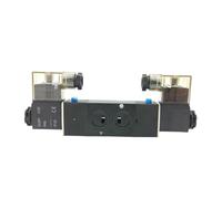 1PCS collettore elettrovalvola bobina singola e doppia 4M210 4M220 4M230 4M310 4M320 4M330 4M410 4M420 4M430 valvola pneumatica(4M330C 10G3-8 3-5Way,DC12V)