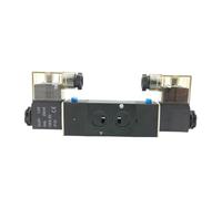 1PCS collettore elettrovalvola bobina singola e doppia 4M210 4M220 4M230 4M310 4M320 4M330 4M410 4M420 4M430 valvola pneumatica(4M330E 10G3-8 3-5Way,AC220V)