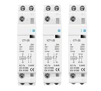 1PCS Contattore CA domestico su guida DIN 2P 16A/20A/25A 220V/230V 50/60Hz 1NO 1NC/2NO/2NC for la casa(2P 25A 2NC)