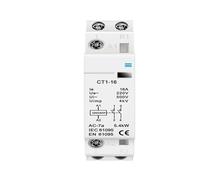 1PCS Contattore CA domestico su guida DIN 2P 16A/20A/25A 220V/230V 50/60Hz 1NO 1NC/2NO/2NC for la casa(2P 16A 2NO)