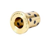 1PCS Copper Bushing Sleeve JFB-11x2/12x2/14x2 Flange Brass Bearing P5 Self-lubricating Linear Bearings Guida(JFB-11x2/5x7x10)