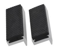 1pcs Coppia Magnetico Morbido Imbottitura Mascelle Gomma For Metallo Morsa New